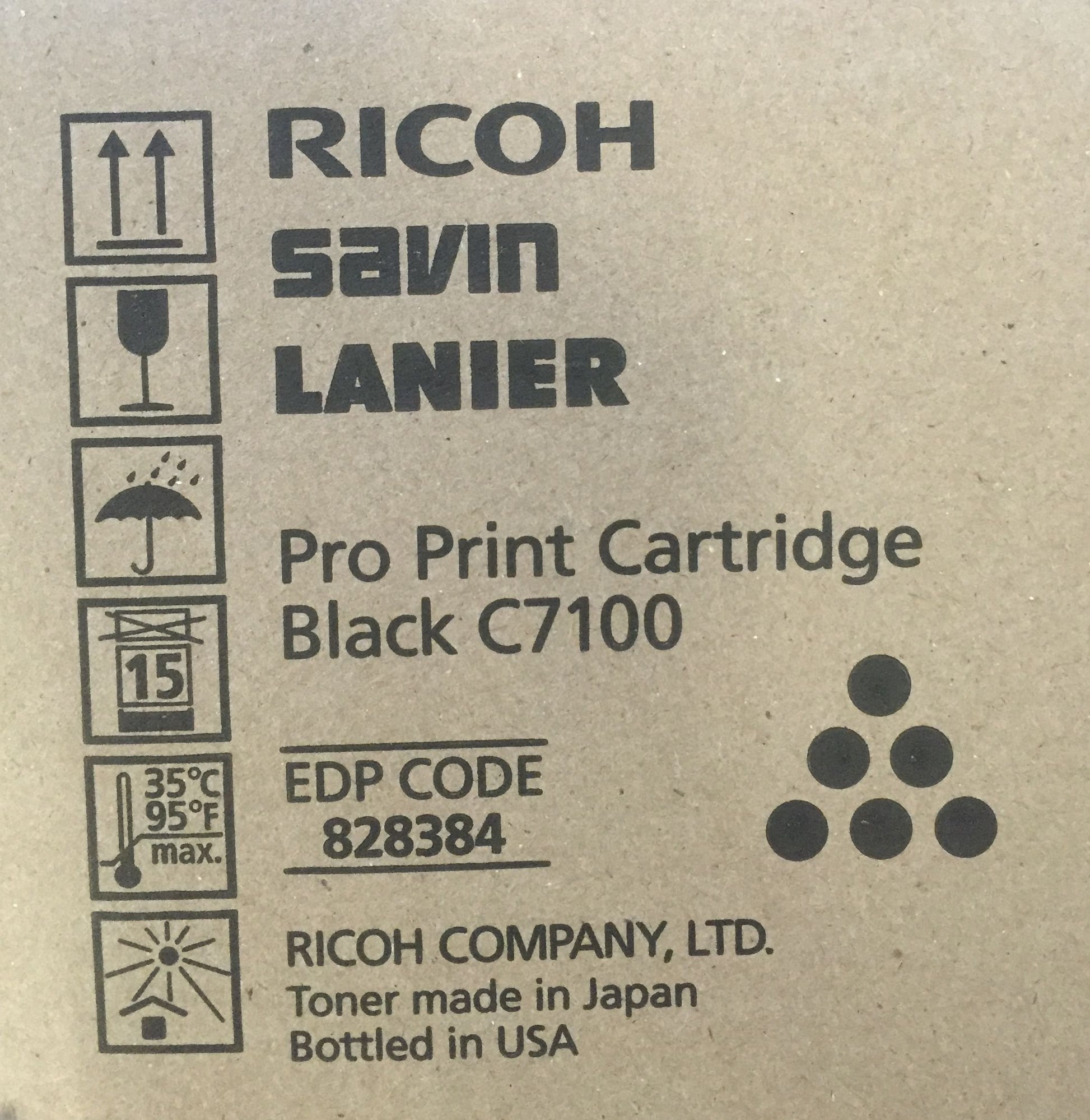 Ricoh Pro C7100 SD Yield Black Toner