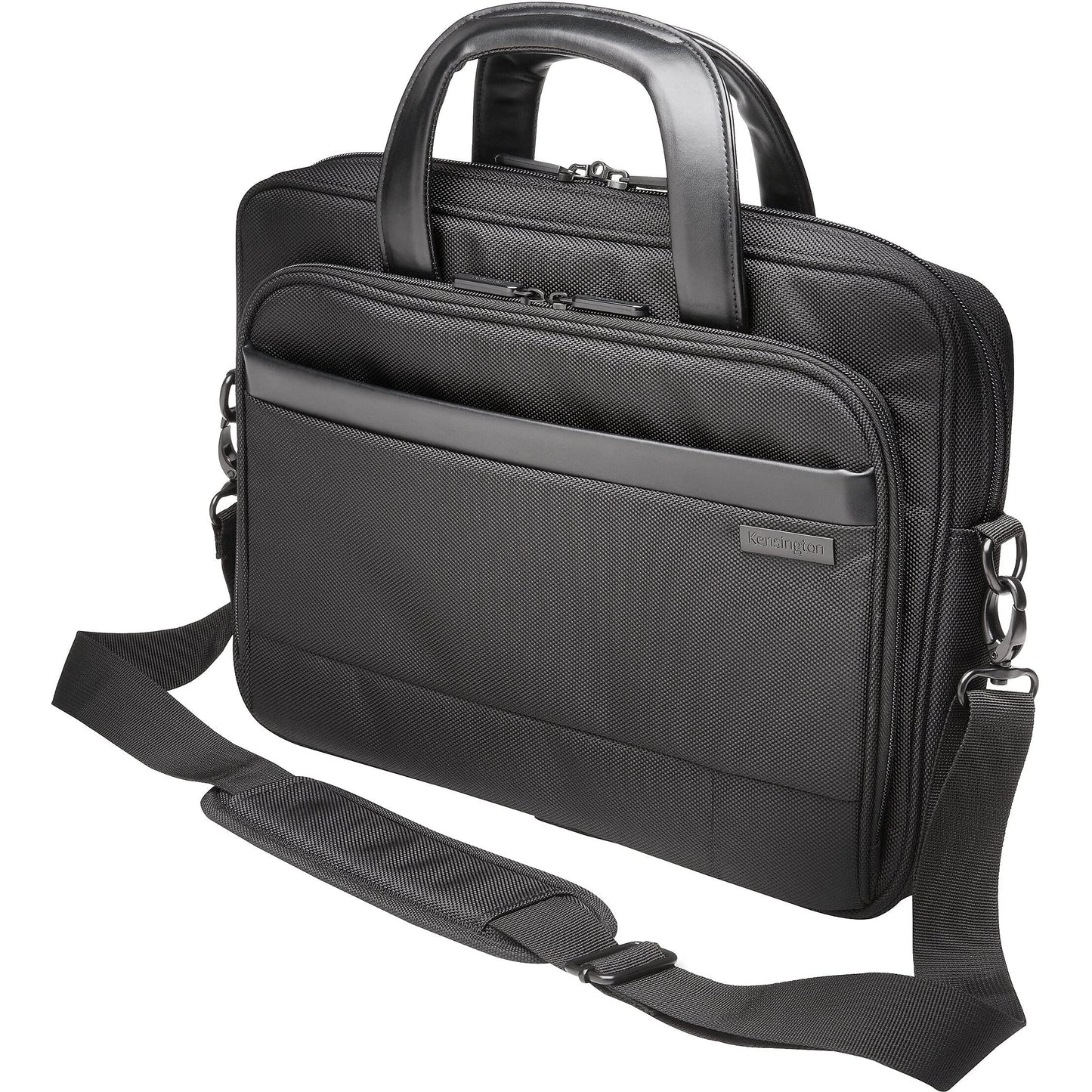 Kensington Briefcase Laptop Bag Black 16.5" x 18.3" x 6"
