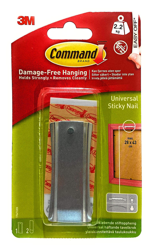 Command Strips 17047 Large Command Sawtooth Sticky Nail Hanger