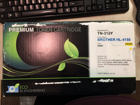 Brother HL 4150CDN High Yield Yellow Toner (3500 Yield) - Genuine OEM Toner