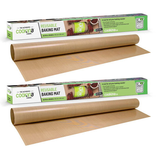 COOKINA Cuisine C092730 Reusable Non-Stick Cooking Sheet Beige