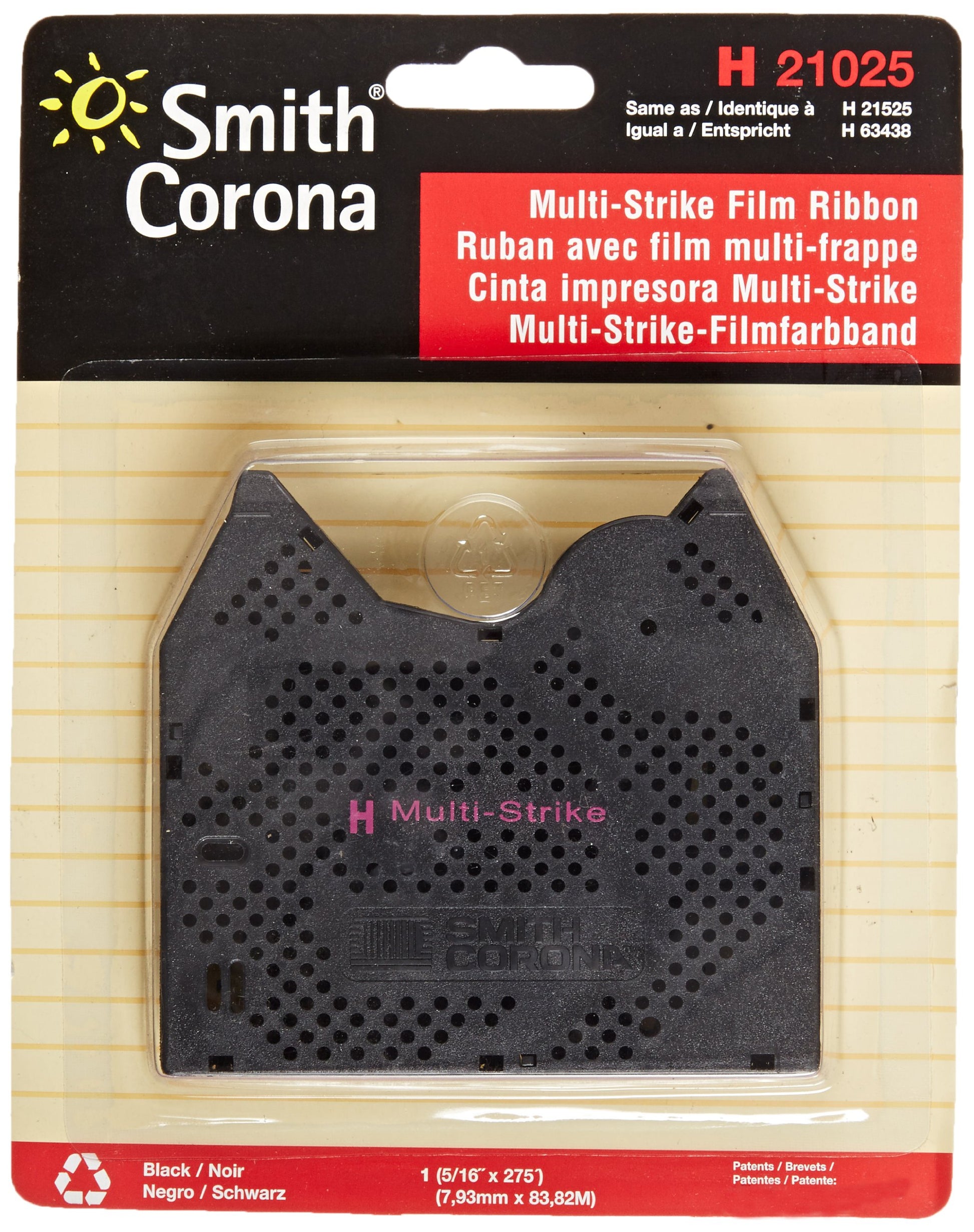 Smith Corona H-Series Black Ribbon 63438