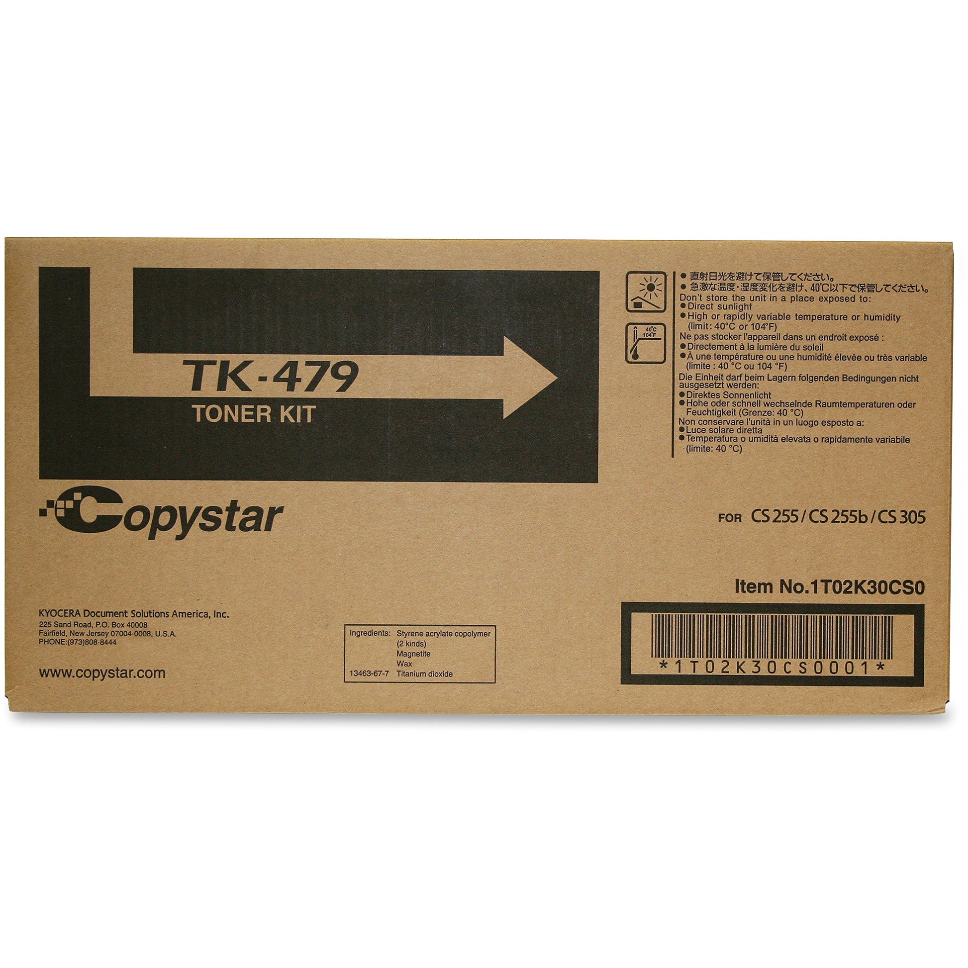 Kyocera TK-479 Black Toner Cartridge 1T02K30CS0