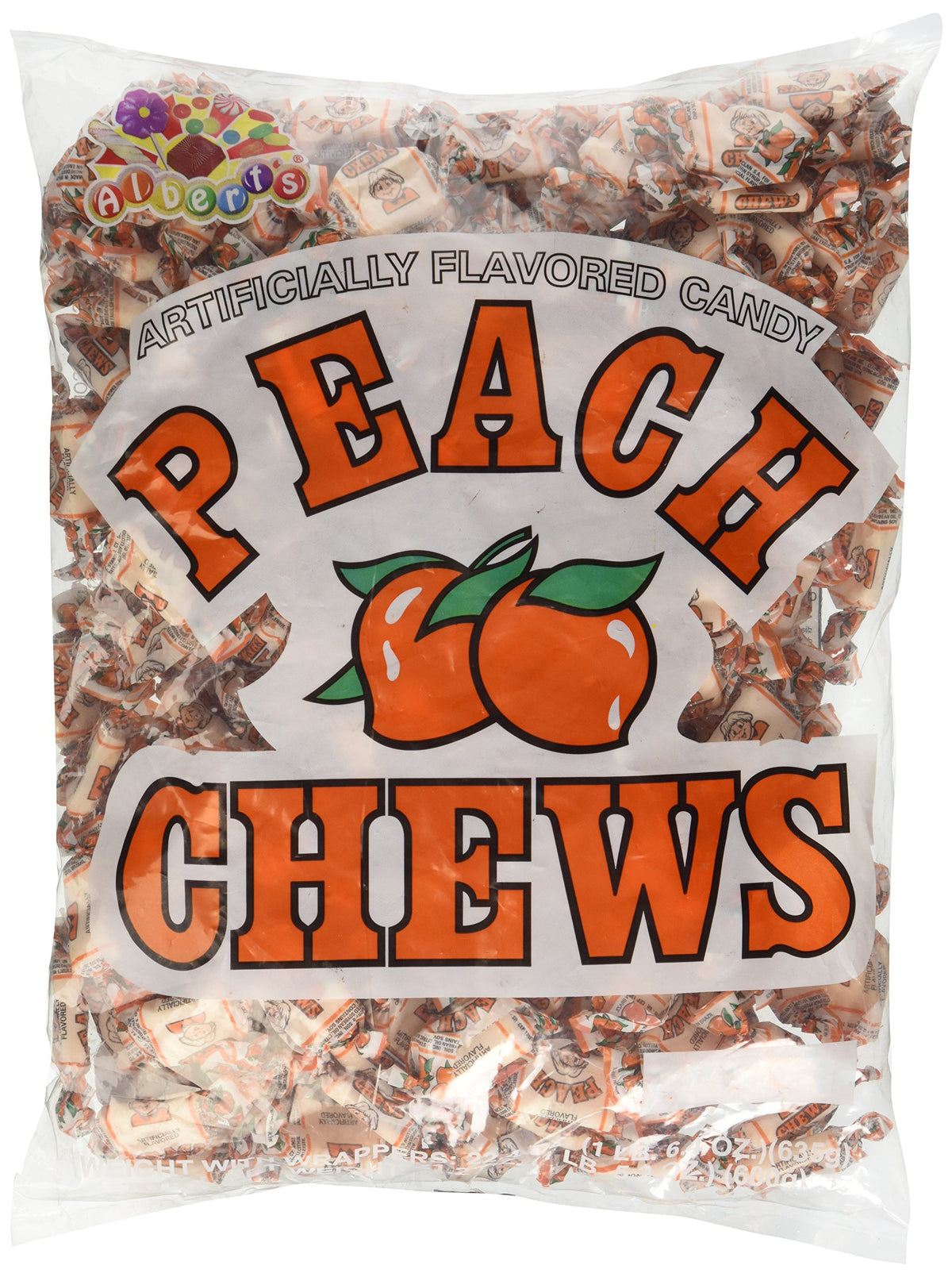 Alberts Peach Fruit Chews 240ct