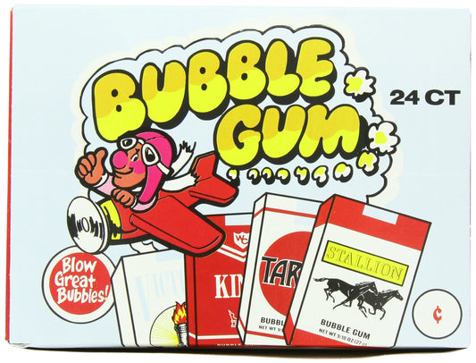 World Confections Bubble Gum Sticks 24-Count