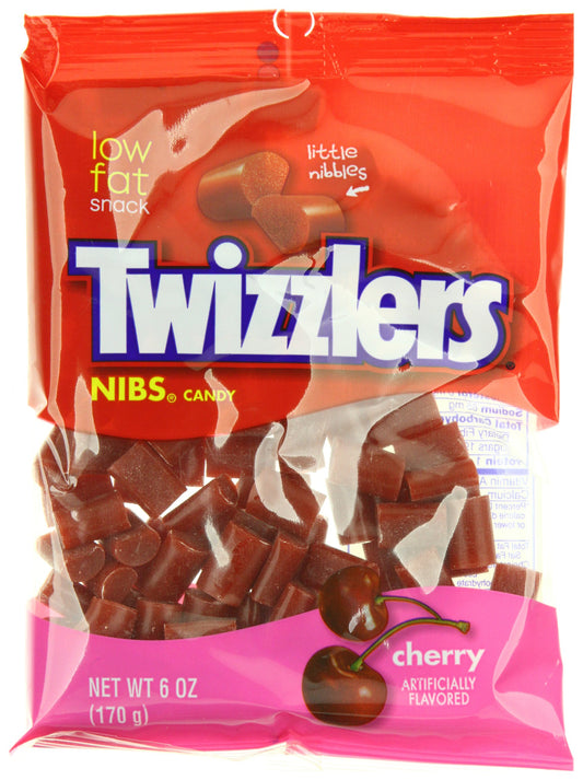 TWIZZLERS Cherry Nibs Licorice 6 oz
