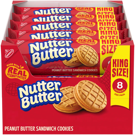 Nutter Butter Peanut Butter Sandwich Cookies, 10 Pack