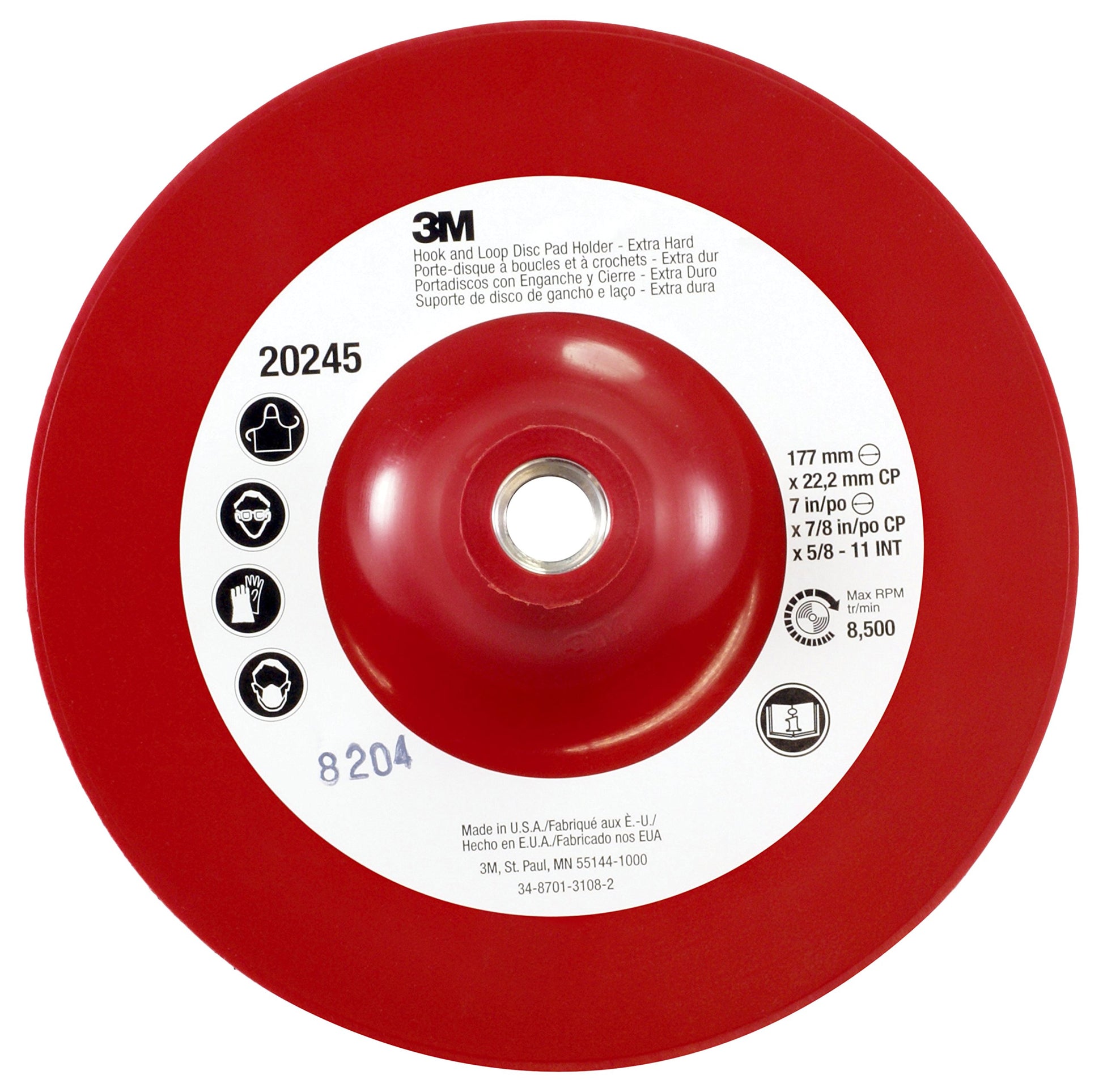3M 3M™ Hook and Loop Disc Pad