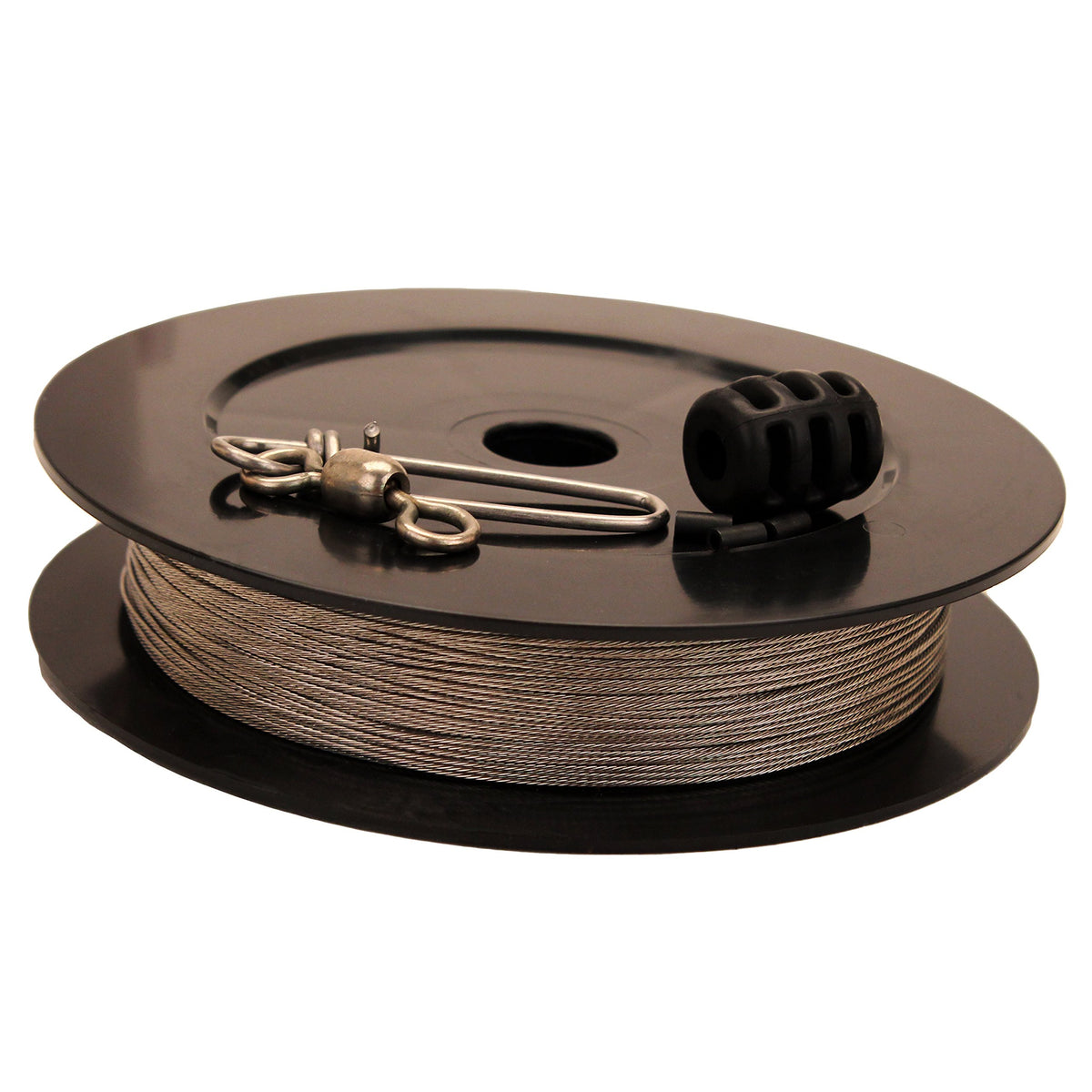 Scotty Premium SS Downrigger Cable w/Terminal Kit 200ft Spool, 1000K