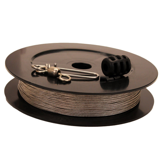 Scotty Premium SS Downrigger Cable w/Terminal Kit 200ft Spool, 1000K