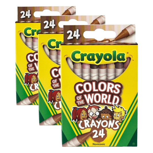 Crayola® Colors Of The World Crayons, Assorted Colors, Pack Of 72 Crayons