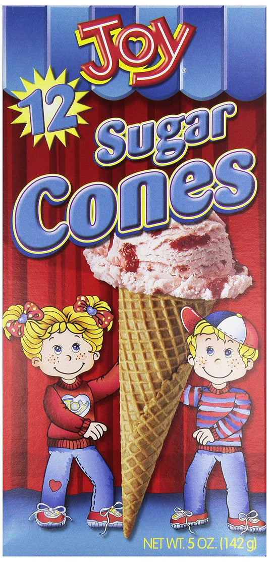 Joy Sugar Cones 12/12ct
