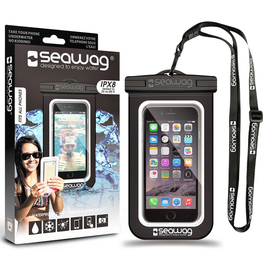 SEAWAG Germ-Free Phone Case Waterproof Case for Smartphone White/Pink