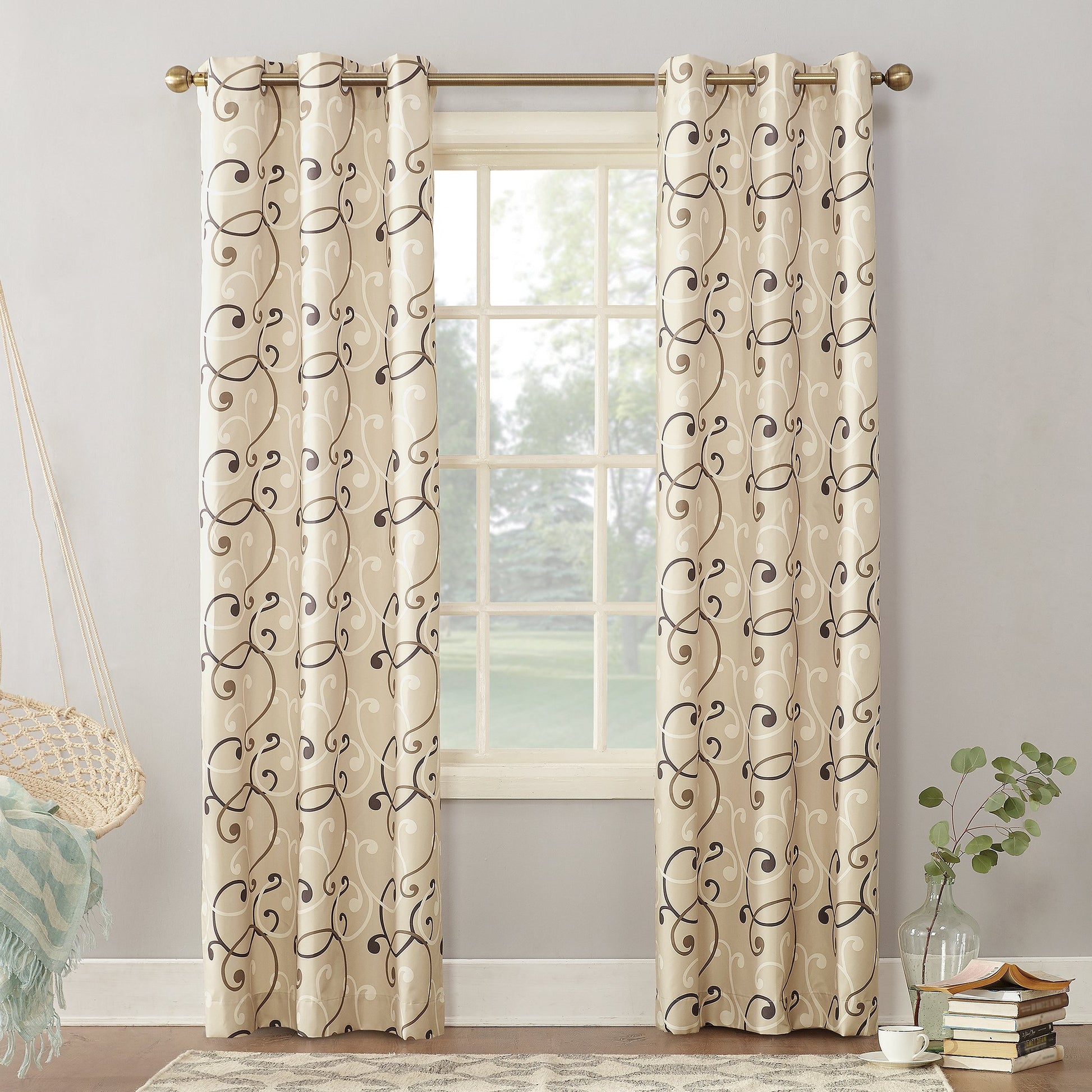 Sun Zero Brice Grommet Curtain Panel 40" x 84"