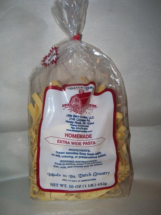 Little Barn Homemade Extra Wide Noodles 1 LB