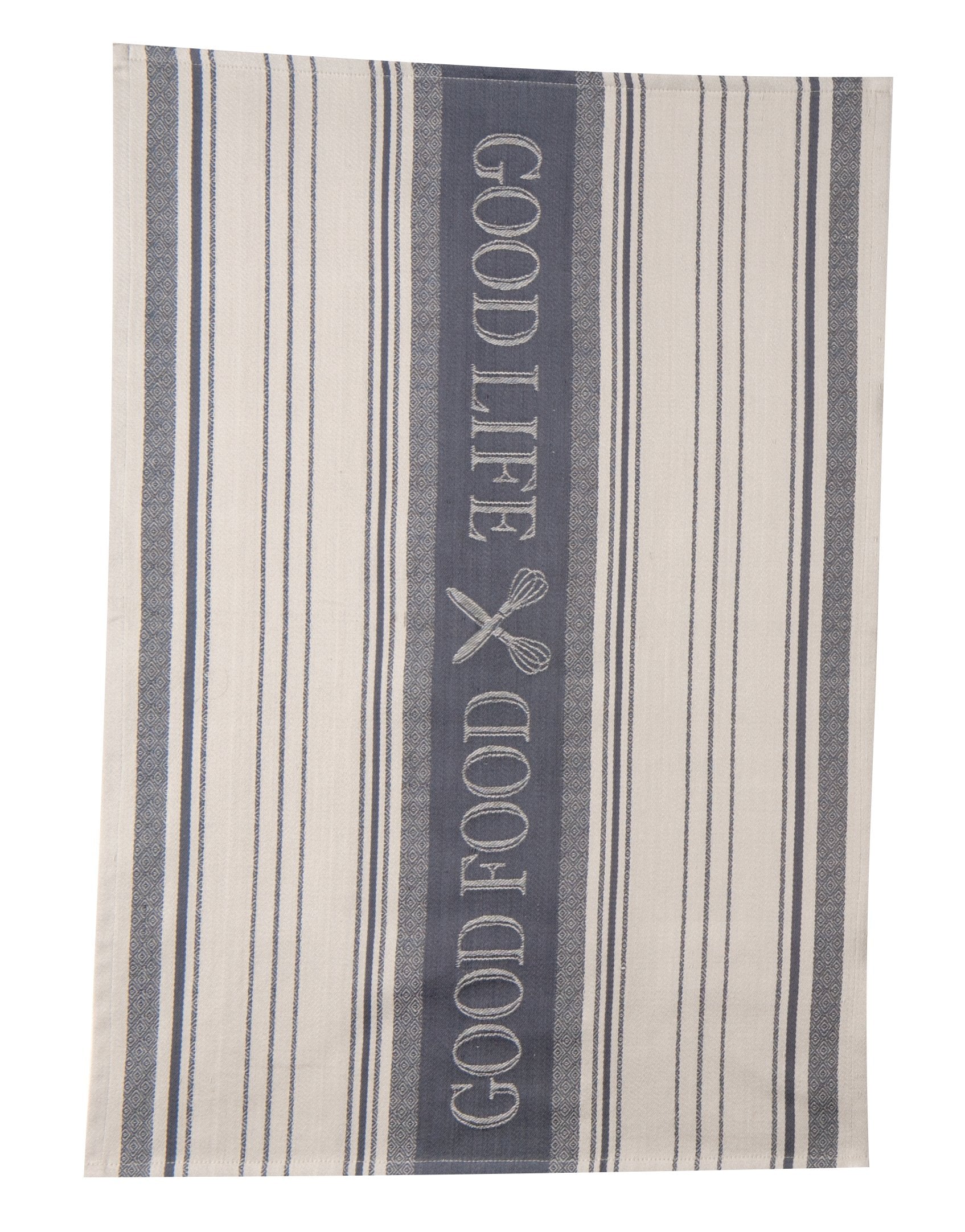 Kay Dee Designs Cook's Kitchen Jacquard Tea Towel Graphite
