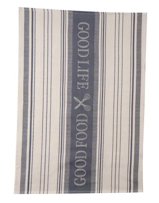 Kay Dee Designs Cook's Kitchen Jacquard Tea Towel Graphite