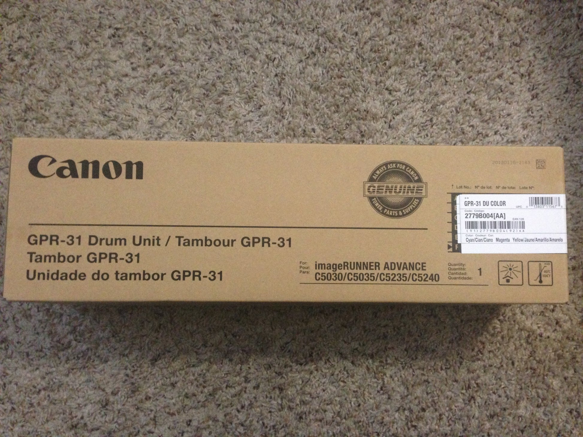 Canon GPR-31 Color Drum Unit