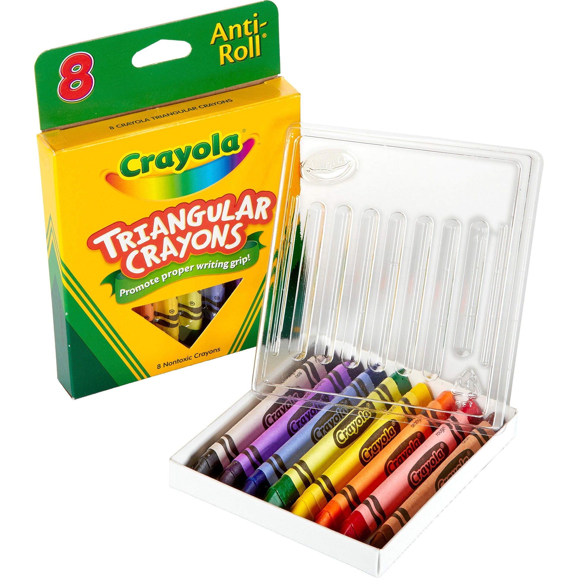 Crayola Triangular Crayons 8-Count Box