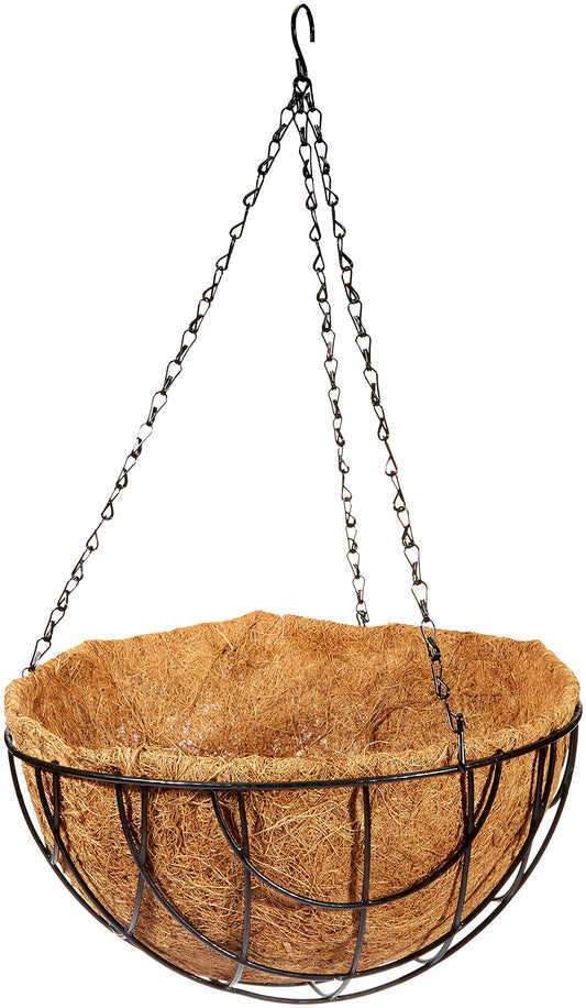 Mintcraft GB-4337-3L Coco Lined Hanging Planter 14-Inch