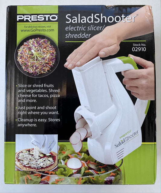Presto 02910 Salad Shooter Electric Slicer/Shredder