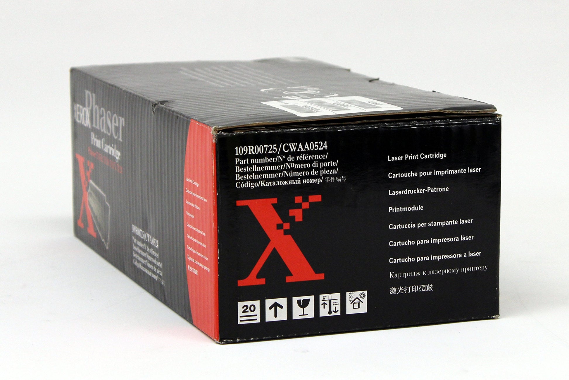 Xerox 109R00725 Black Toner Cartridge, 3000 Page-Yield