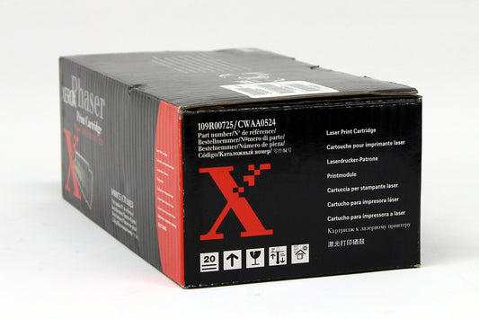 Xerox 109R00725 Black Toner Cartridge, 3000 Page-Yield