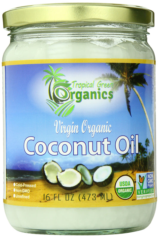 Tropical Green Organics Virgin Coconut Oil 16 oz