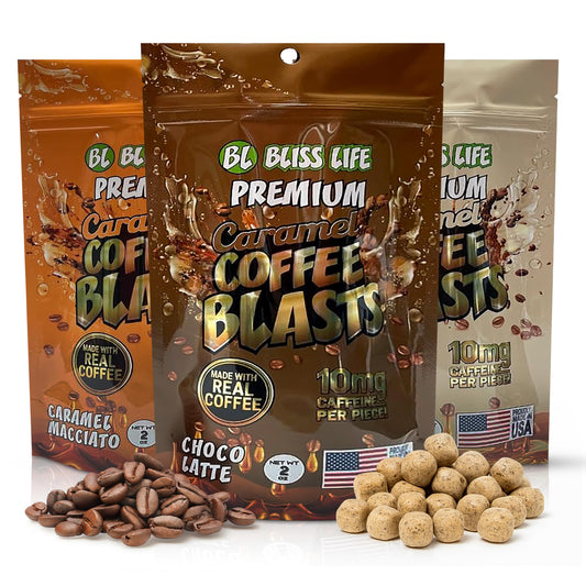 Bliss Life Caramel Coffee Blasts Choco-Latte 2 oz 30 ct