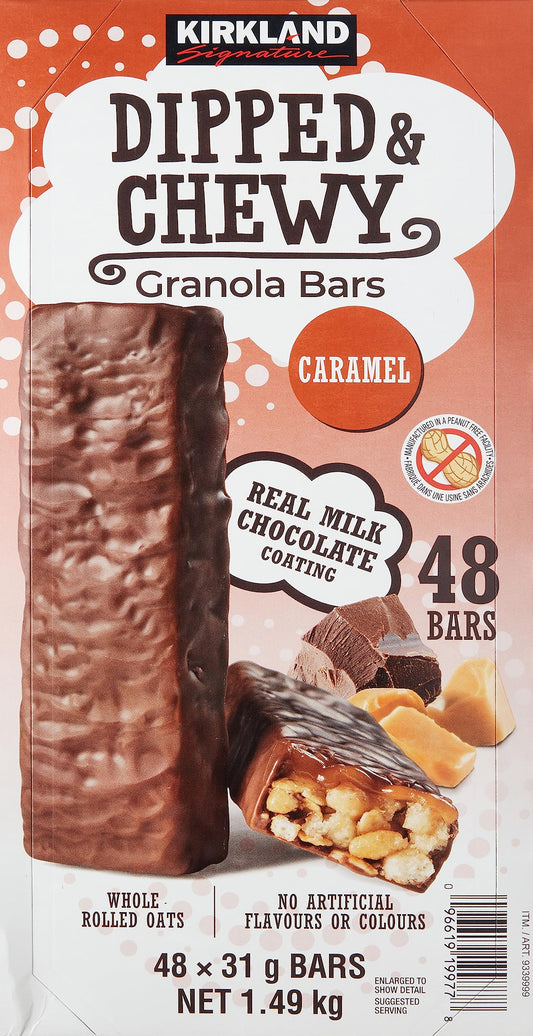 Kirkland Signature Dipped and Chewy Granola Bars 48 Count