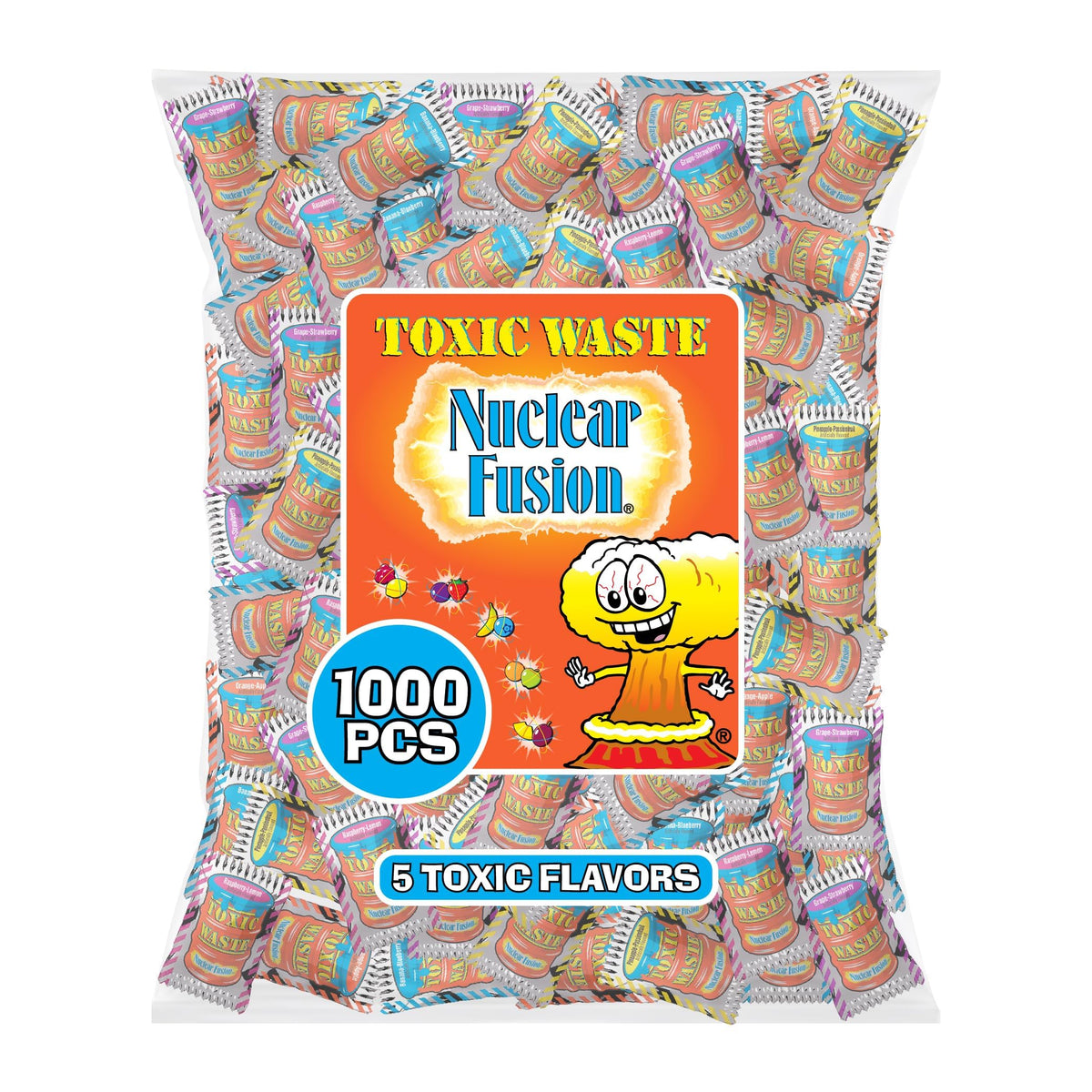 Toxic Waste Nuclear Fusion Sour Candy 1000 Pieces
