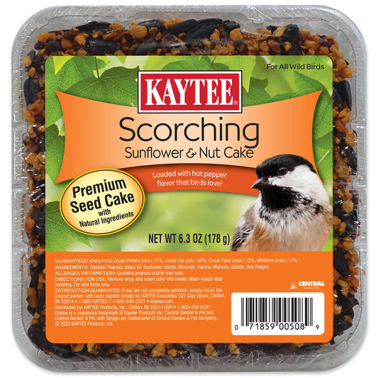 Kaytee Scorching Sunflower & Nut Cake 6.3 oz