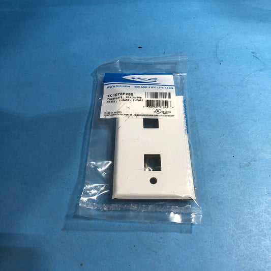 ICC IC107SF1SS- 1Port Face - Stainless Steel