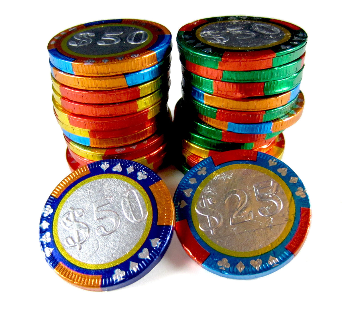 Gerrit's Castle Chocolate Casino Chips 0.55 oz 420ct