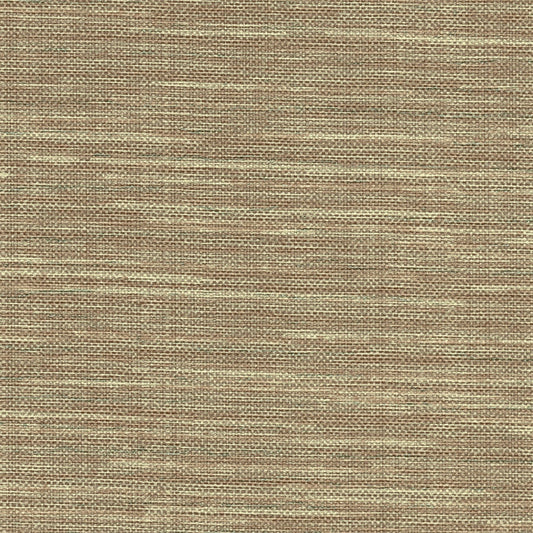 Warner Textures Chestnut Bay Ridge Faux Grasscloth Wallpaper 27x27