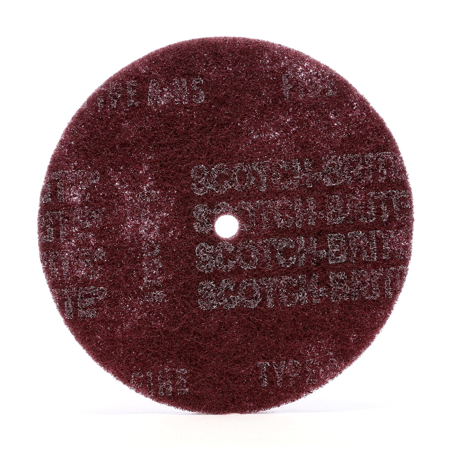 3M Scotch-Brite HS-DC Aluminum Oxide Deburring Disc - Fine Grade - Arbor Attachment - 8 in Dia 1/2 in Center Hole - 3000 Max RPM - 27652 [Price is per DISC]