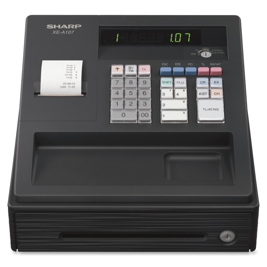 Triplenet Pricing Sharp Entry Level Electronic Cash Register Xea107