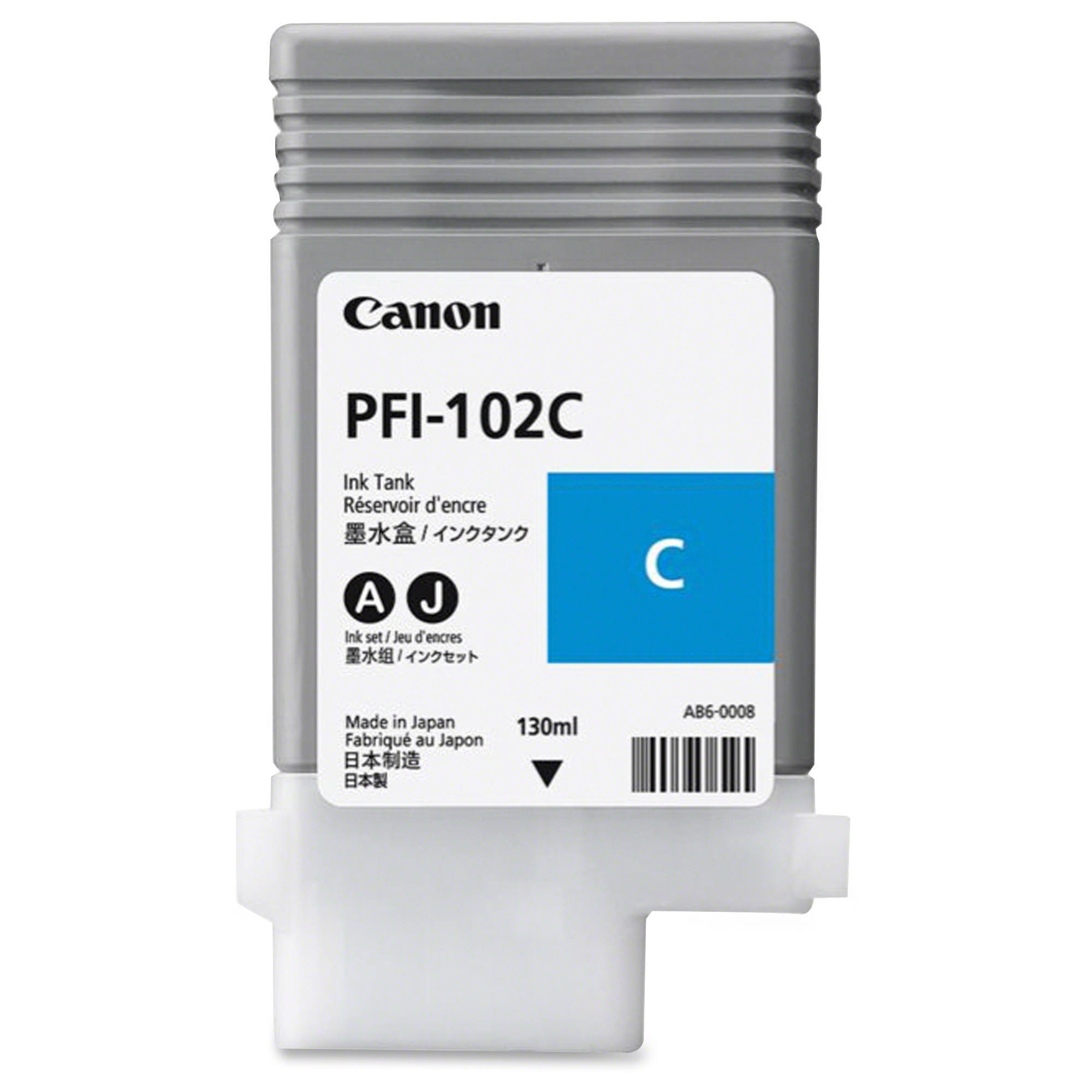 Canon PFI-102C Original Ink Cartridge