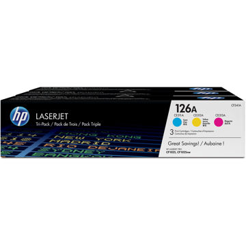 HP 126A Original Toner Cartridge - Tri-pack HP 126A Original Toner Cartridge - Tri-pack