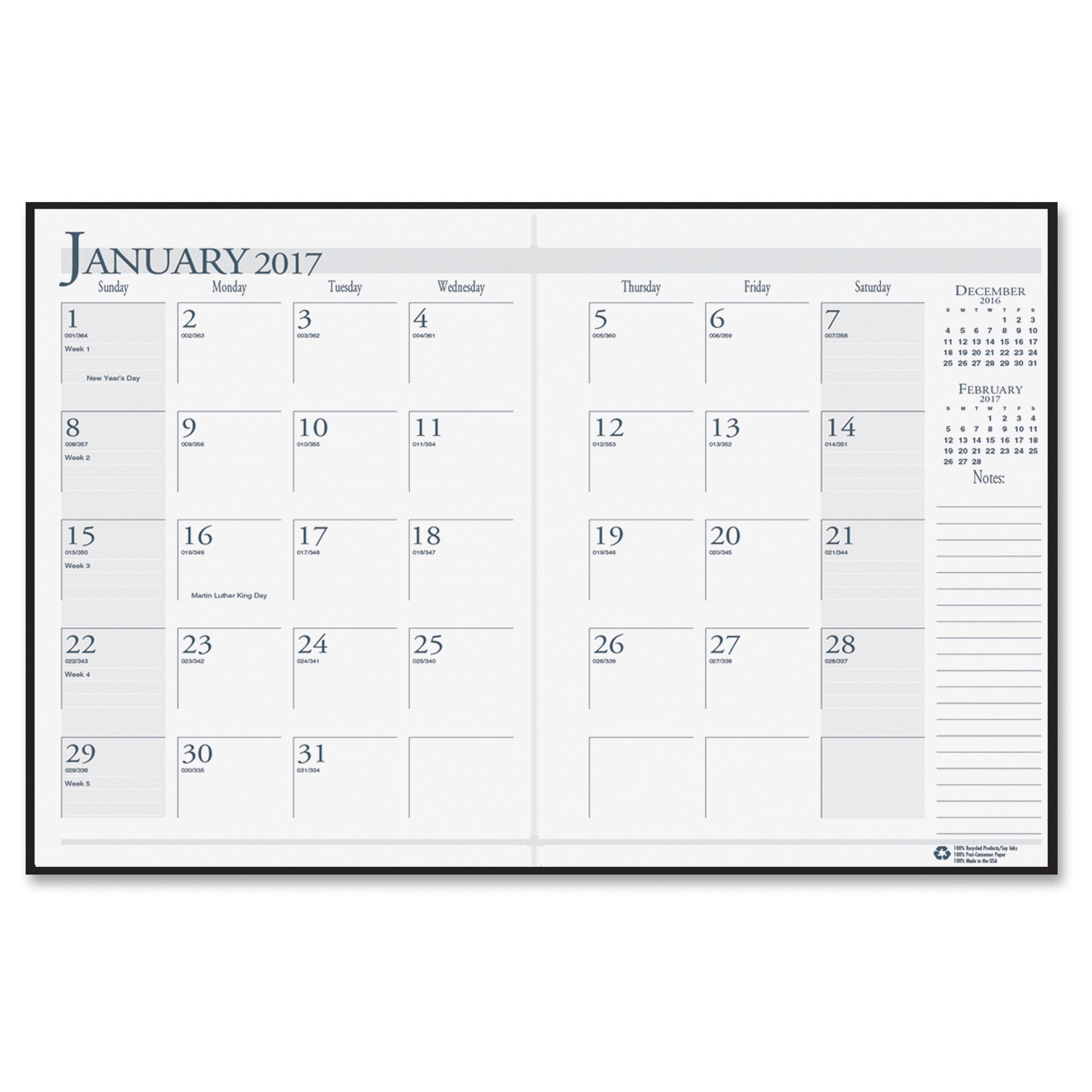 House of Doolittle Economy Stitched Cover Monthly Planner