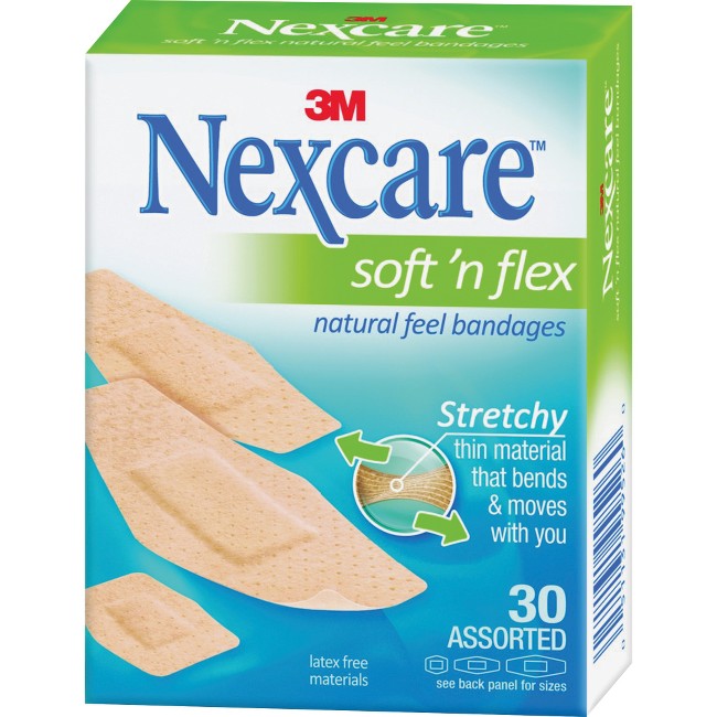 Nexcare&trade; Soft 'n Flex Bandages, Assorted