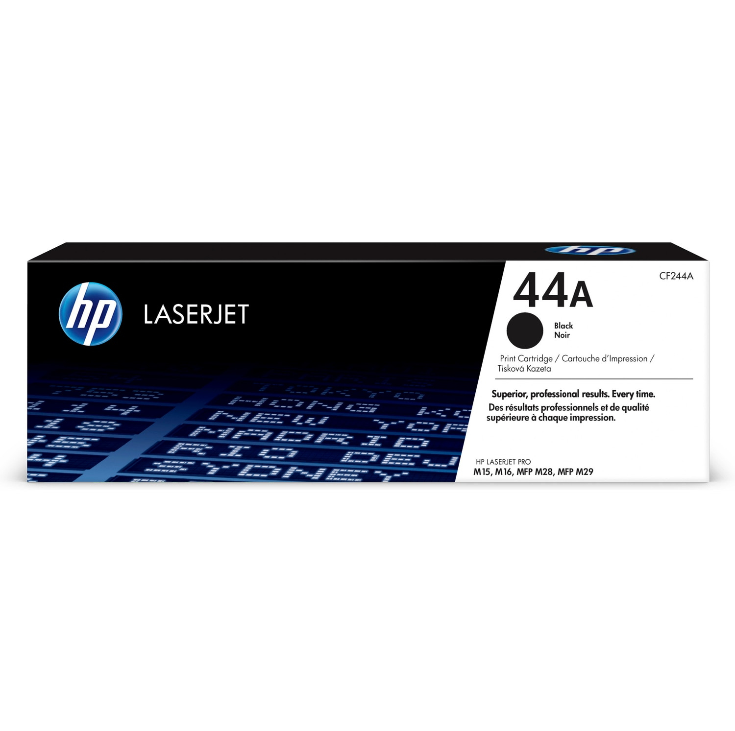 HP 44A Black Original LaserJet Toner Cartridge Laser cartridge 1000pages Black