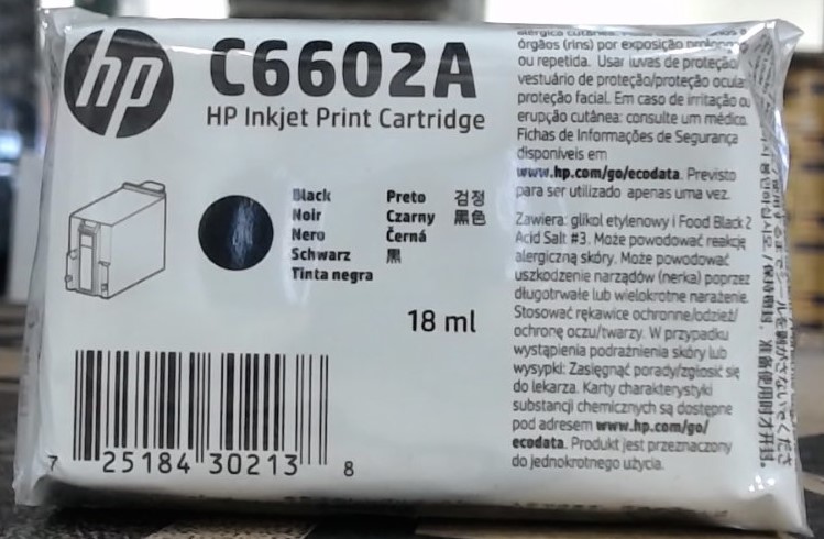 Picture of HP Original Ink Cartridge - C6602A - 725184302138