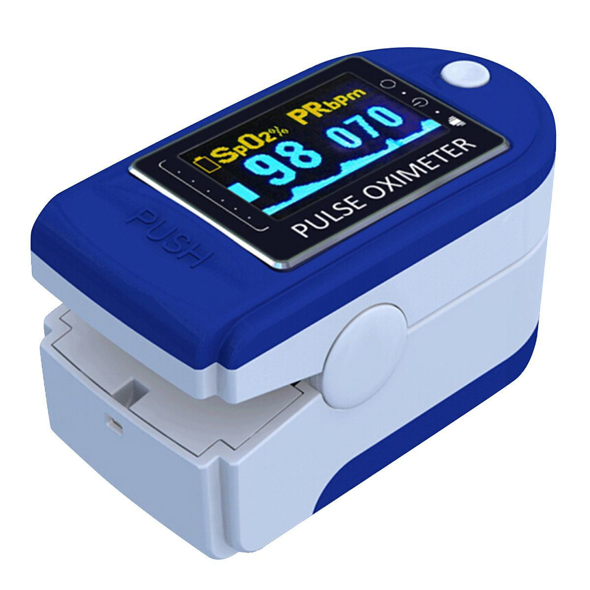 Picture of Contec Deluxe Pulse Oximeter Blood Oxygen Level Monitor-CMS-50DA - 845717009775