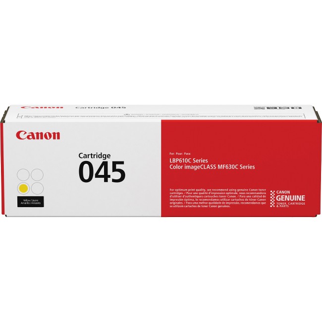 Canon 045 Original Toner Cartridge - Yellow - CRTDG045Y